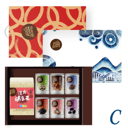 嵐苒/紅璽7入茶堅果禮盒 【C】